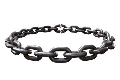 circular transparent chain ring in silver finish - Download Free Stock Videos Pikwizard.com