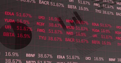 Digital Financial Data on Transparent Glass Interface - Download Free Stock Images Pikwizard.com