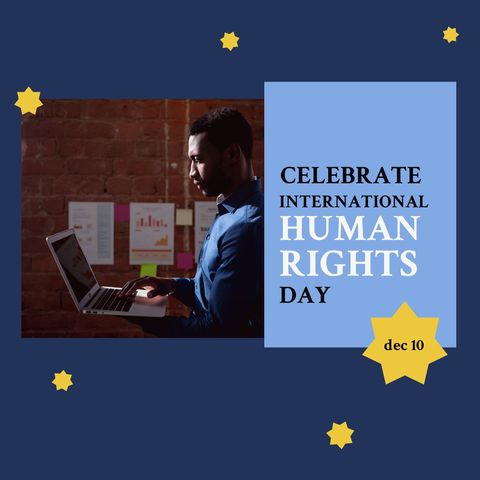 Celebrating International Human Rights Day with Business Professional - Download Free Stock Templates Pikwizard.com