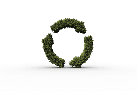 eco-friendly circular recycling grass symbol on transparent background - Download Free Stock Videos Pikwizard.com