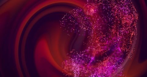 Vibrant Pink Particles on Abstract Liquid Background - Download Free Stock Images Pikwizard.com