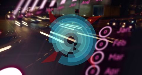 Digital Interface with Data Analysis Hologram in Urban Setting - Download Free Stock Images Pikwizard.com