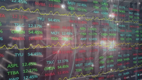 5G Data Animation with Graphs and Light Beams