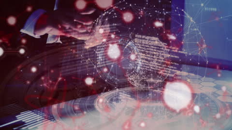 Innovative Data Processing in Futuristic Interface