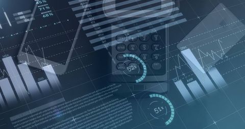 Futuristic Digital Payment and Analytics Technology Concept - Download Free Stock Images Pikwizard.com