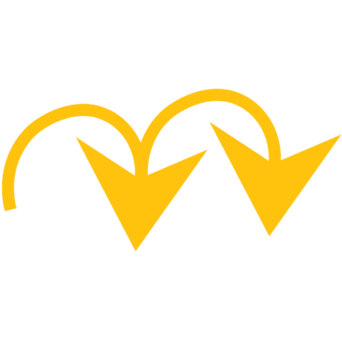 Yellow Bouncing Arrows on Transparent Background - Download Free Stock Videos Pikwizard.com