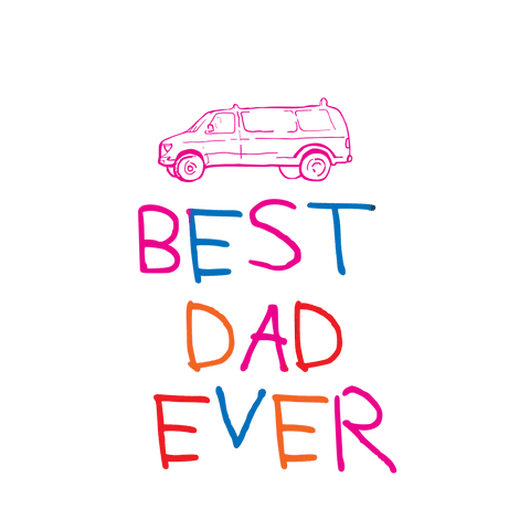 best dad ever colorful text with car on transparent background - Download Free Stock Videos Pikwizard.com