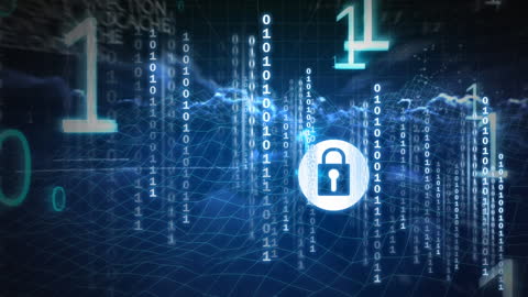 Digital Data Flow with Secure Lock in Virtual Network