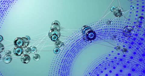 Futuristic Network Structure with Interconnected Nodes - Download Free Stock Images Pikwizard.com