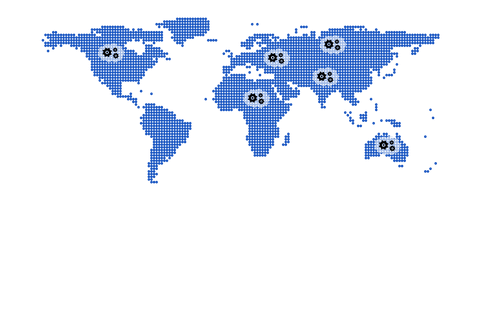 world map with cogs illustration on transparent background - Download Free Stock Videos Pikwizard.com