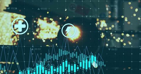 Industrial Foundry with Digital Data Visualization and Analytics