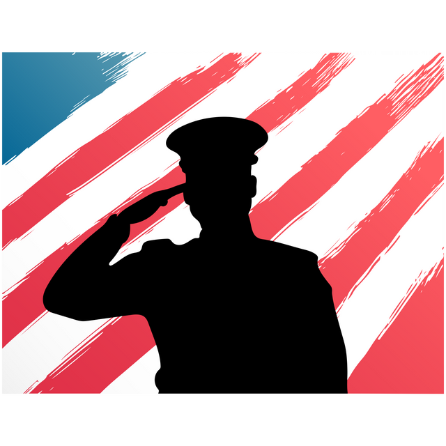 Soldier Silhouette over USA Flag on Transparent Background - Download Free Stock Videos Pikwizard.com