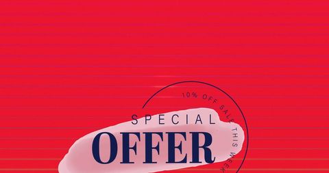 this vibrant special offer banner features an engaging design with a dynamic color scheme and prominent text elements. ideal for retail marketing campaigns, this design brings attention to discounts and promotions, effectively attracting customers. useful for digital advertisements, ecommerce platforms, and email marketing to boost engagement and sales.