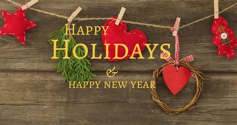 Festive Collection of Rustic Holiday Season Decorations - Download Free Stock Images Pikwizard.com