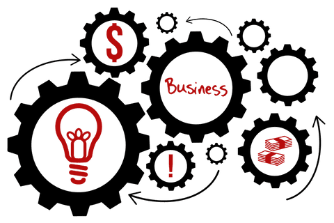 Transparent Vector of Moving Gears with Finance and Economy Symbols - Download Free Stock Videos Pikwizard.com