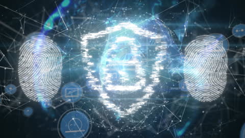 Digital Security Visualization with Biometric Data and Connections