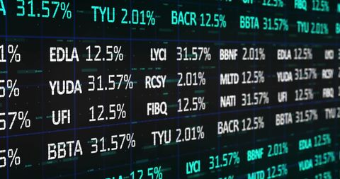 digital stock market data on global world map concept - Download Free Stock Images Pikwizard.com