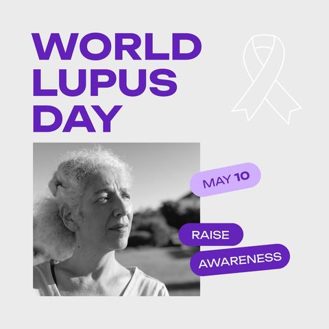 World Lupus Day Awareness with Thoughtful Senior Woman - Download Free Stock Templates Pikwizard.com