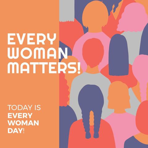 celebrating every woman with inspirational graphic representation - Download Free Stock Templates Pikwizard.com