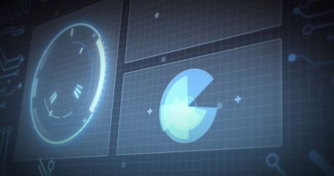 Digital Data Processing Concept on Dark Interface - Download Free Stock Images Pikwizard.com