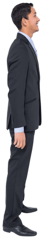 asian businessman smiling in profile with transparent background - Download Free Stock Videos Pikwizard.com