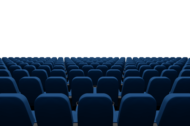 Transparent Cinema Audience Illustration with Empty Seats Background - Download Free Stock Videos Pikwizard.com