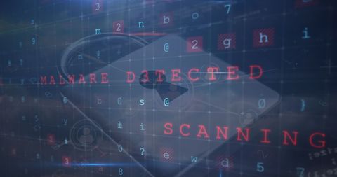 Digital Malware Detection Security Concept - Download Free Stock Images Pikwizard.com