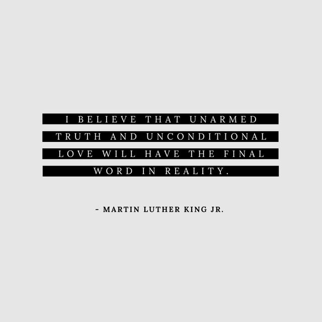 Inspirational Quote by Martin Luther King Jr. on White Background - Download Free Stock Templates Pikwizard.com