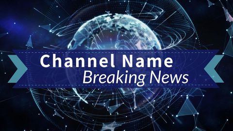 digital world news broadcaster presentation background template - Download Free Stock Templates Pikwizard.com