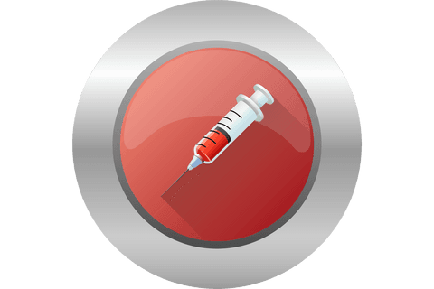 red circle with syringe vector on transparent background - Download Free Stock Videos Pikwizard.com