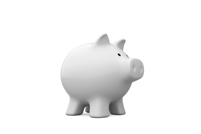 White Piggy Bank Digital Illustration on Transparent Background - Download Free Stock Videos Pikwizard.com