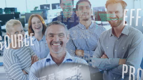 Diverse Team Embracing Digitalization at Modern Office