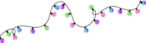 Pastel String Lights Glowing on Transparent Background - Download Free Stock Videos Pikwizard.com