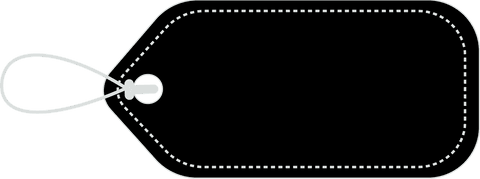 Blank Black Label Tag With Transparent Background for Customization - Download Free Stock Videos Pikwizard.com