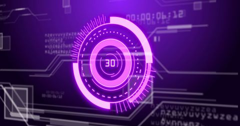 digital interface abstract hud with data visualization - Download Free Stock Images Pikwizard.com