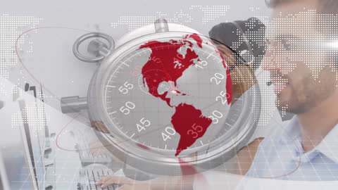 Global Business Efficiency with Digital Interface and Communication