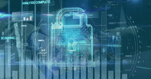 Digital Security and Data Analysis with Futuristic Interface