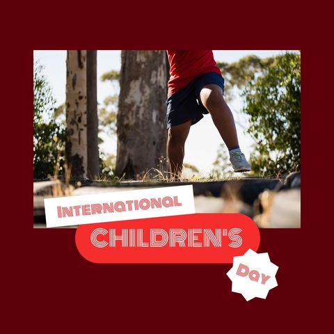 Celebrating international children's day outdoors