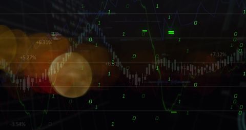 Digital Data Visualization with Binary Matrix Patterns - Download Free Stock Images Pikwizard.com