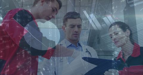 medical team analyzing financial graphs for healthcare planning - Download Free Stock Images Pikwizard.com