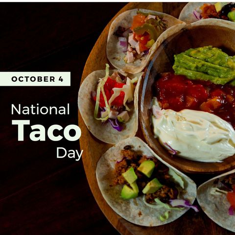 celebrating national taco day with a delicious taco platter - Download Free Stock Templates Pikwizard.com