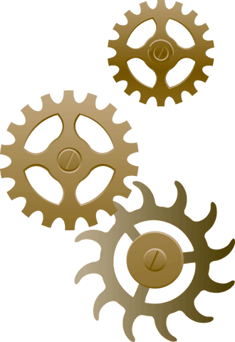 meshing golden gears on transparent background - Download Free Stock Videos Pikwizard.com