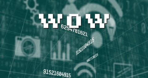 Retro Digital Interface with Glitch Text Effect - Download Free Stock Images Pikwizard.com