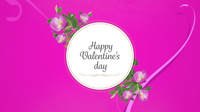 Digital greeting card expressing Valentine's Day wishes. Perfect for sharing on social media, sending as a digital greeting, or featuring in advertising campaigns to evoke feelings of love and romance.