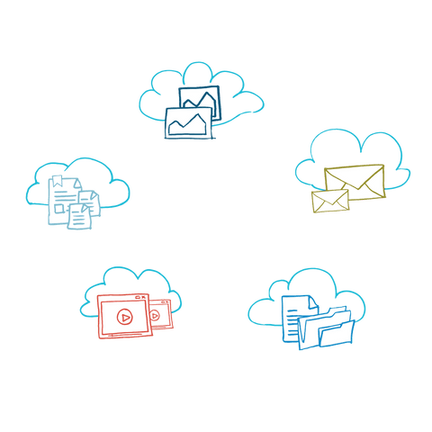 transparent communication network cloud symbols - Download Free Stock Videos Pikwizard.com