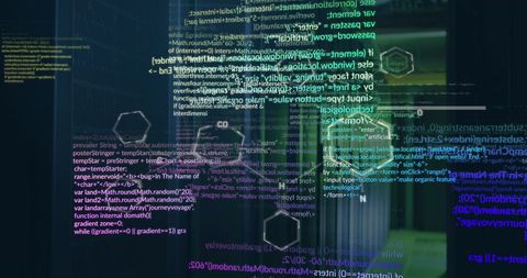 Digital Code Streams in Futuristic Data Environment - Download Free Stock Images Pikwizard.com