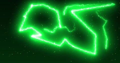 Dynamic Green Lightning Strike Electric Energy Concept - Download Free Stock Images Pikwizard.com