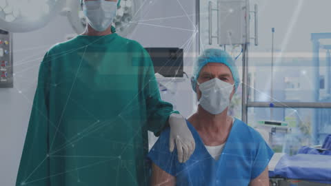 Surgeons Amidst Technology Conceptual Background