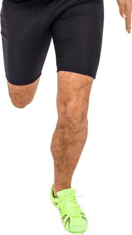transparent legs running in bright sports shoes - Download Free Stock Videos Pikwizard.com