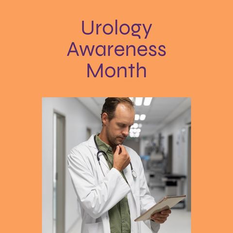 Caucasian Male Doctor Participating in Urology Awareness Month - Download Free Stock Templates Pikwizard.com